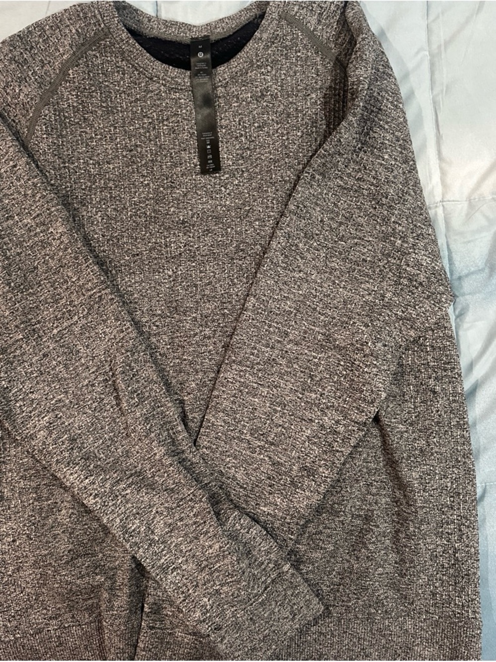 lululemon athletica Heather Charcoal Crewneck Sweater